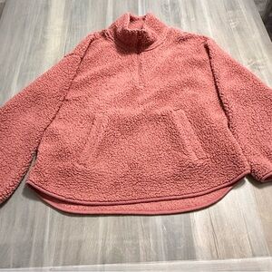 Old Navy Coral Teddy Jacket